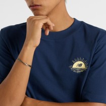 T-shirt à manches courtes homme New Balance LOB BOT SS MT51923 NNY Blue marine