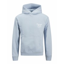 Herren Sweater mit Kapuze Jack & Jones JORNORREBRO TYPO BACK SWEAT HOOD SN 12283054 Blau