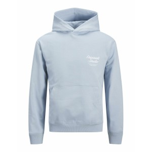 Herren Sweater mit Kapuze Jack & Jones JORNORREBRO TYPO BACK SWEAT HOOD SN 12283054 Blau