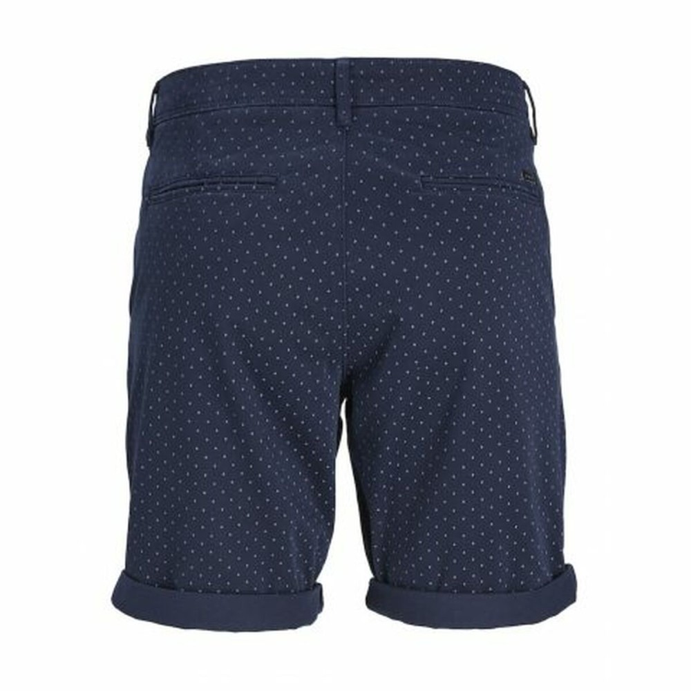 Herren Shorts Jack & Jones JPSTBOWIE SHORTS SA PRINTED MID SN 12230336 Marineblau
