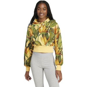 Sweat à capuche femme Adidas FARM HOODIE JD6282 Jaune