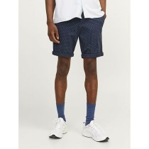Herren Shorts Jack & Jones JPSTBOWIE SHORTS SA PRINTED MID SN 12230336 Marineblau