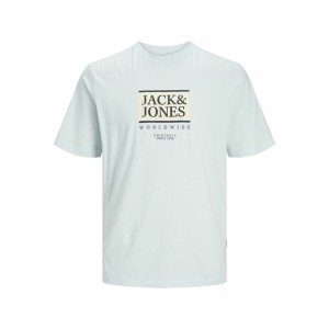 Herren Kurzarm-T-Shirt Jack & Jones Lafayette Box Hellblau