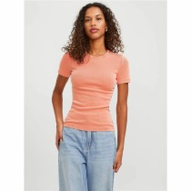 Women’s Short Sleeve T-Shirt Jack & Jones Jxfrankie Wash Ss Coral