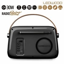 Transistor-Radio Ledwood ALMA NEGRO Schwarz 30 W