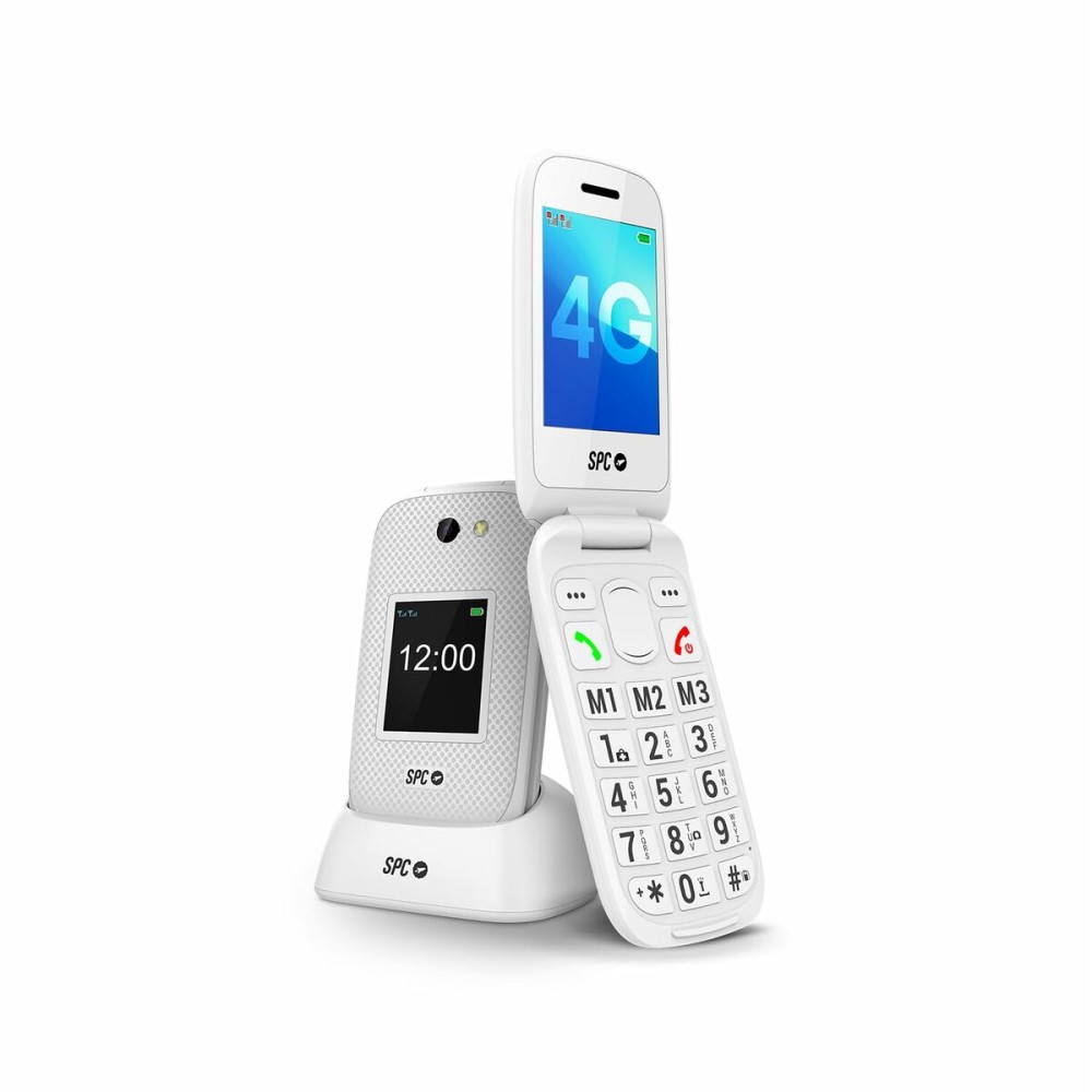 Mobile telephone for older adults SPC 2337B White 128 GB 2,8"