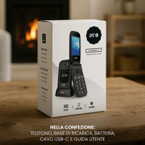 Mobile telephone for older adults SPC 2337N Black 128 GB 2,8"