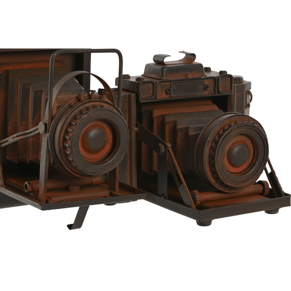 Decorative Figure Home ESPRIT Bronze Photo camera Vintage 18 x 13,5 x 14 cm (2 Units)