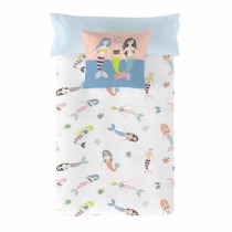 Housse de Couette Naturals Mermaids Lit 1 persone 150 x 220 cm