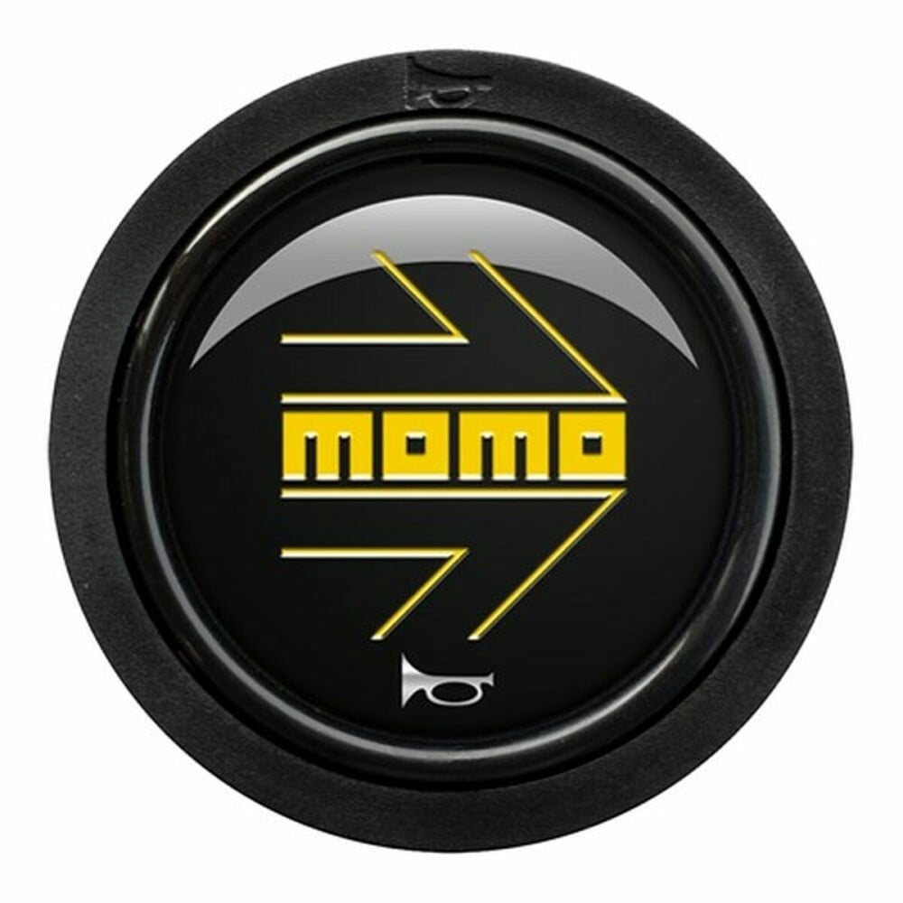 Bouton de klaxon du volant Momo MOMHOARW10BLKYER Noir 10 Unités