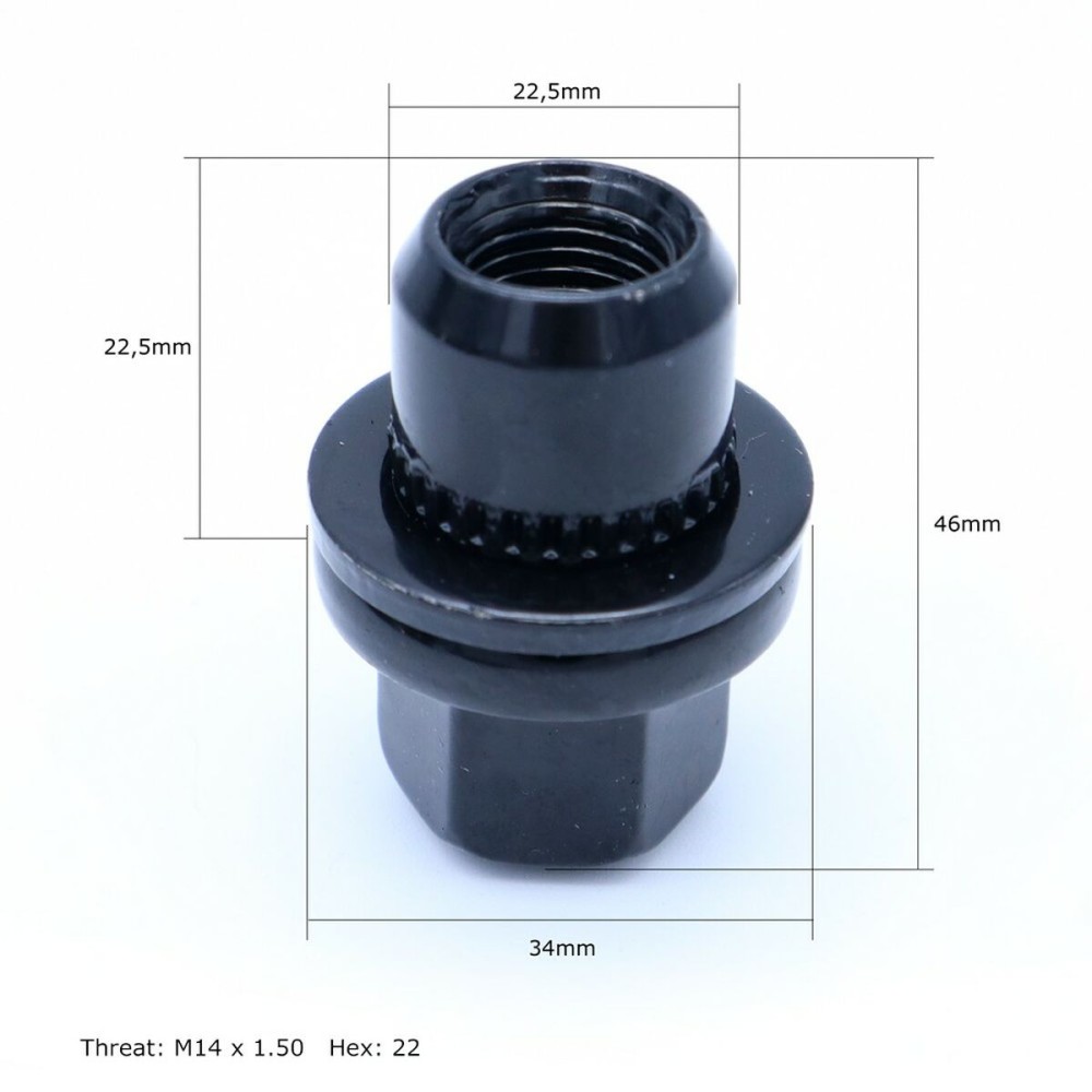 Écrous de roue pour jantes OMP OMPS09491401 M14 x 1,50 Range Rover (20 Unités)