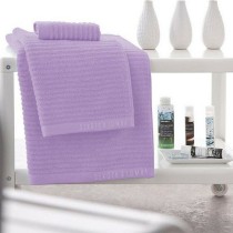 Towel Devota & Lomba Rayas lila Lilac 100% cotton 30 x 50 - 50 x 90 - 70 x 140 cm