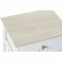 Caisson à Tiroirs DKD Home Decor Blanc Naturel osier Bois de paulownia 40 x 29 x 42,5 cm