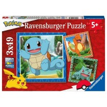 Set mit 3 Puzzeln Ravensburger 49 Stücke 147 Stücke 3 Stück