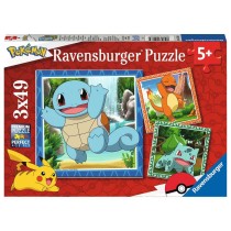 Set mit 3 Puzzeln Ravensburger 49 Stücke 147 Stücke 3 Stück