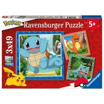 Set mit 3 Puzzeln Ravensburger 49 Stücke 147 Stücke 3 Stück