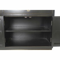 Sideboard DKD Home Decor Black Golden Metal Poplar 150 x 50 x 80 cm