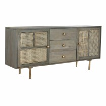 Buffet DKD Home Decor Gris Naturel Bois de manguier Bois MDF 160 x 40 x 75 cm