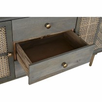 Buffet DKD Home Decor Gris Naturel Bois de manguier Bois MDF 160 x 40 x 75 cm