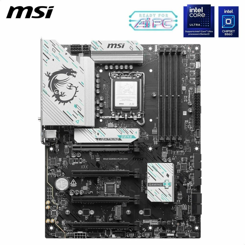 Carte Mère MSI B860 GAMING PLUS WIFI LGA 1851 AMD