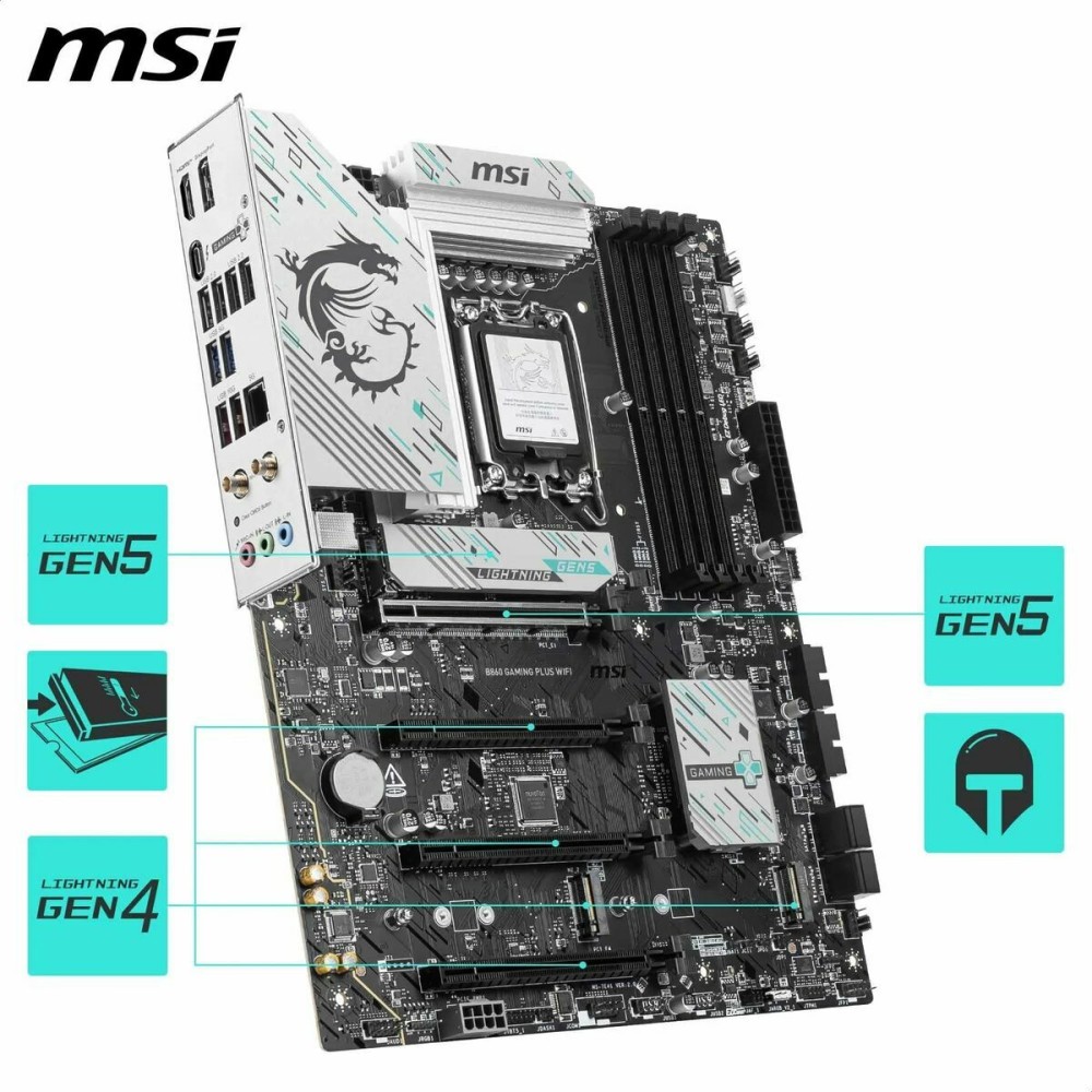 Carte Mère MSI B860 GAMING PLUS WIFI LGA 1851 AMD