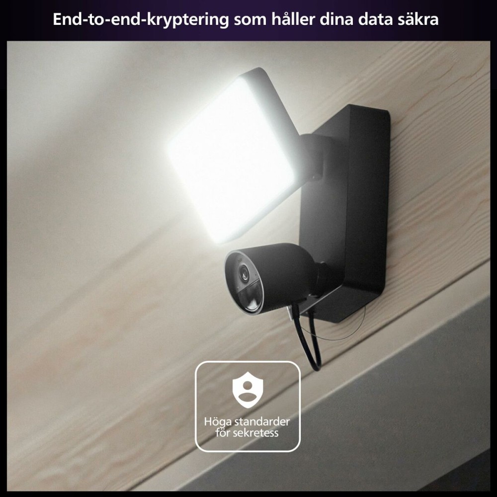 Fausse caméra de surveillance Philips Hue Secure Flood Light