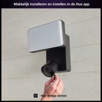 Fausse caméra de surveillance Philips Hue Secure Flood Light