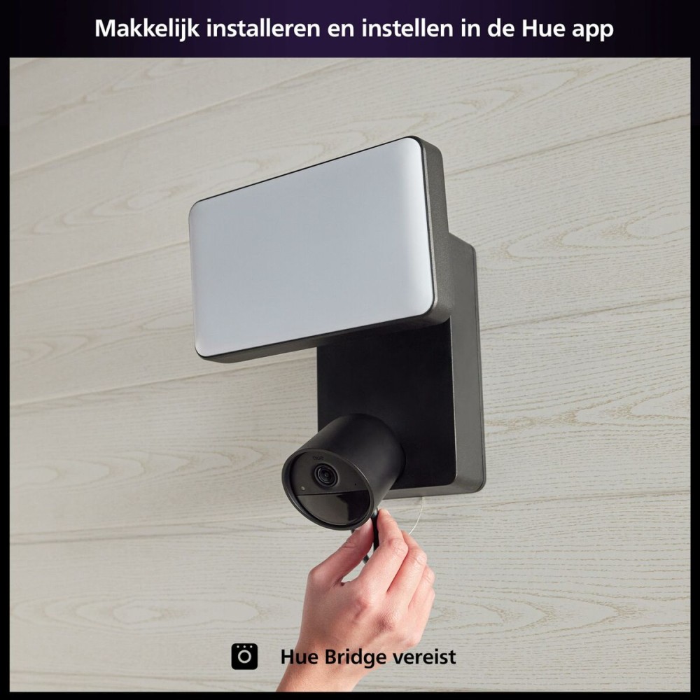 Fausse caméra de surveillance Philips Hue Secure Flood Light