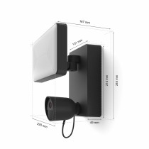 Fausse caméra de surveillance Philips Hue Secure Flood Light