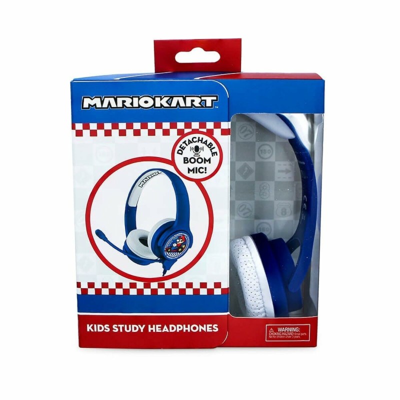 Headphones with Microphone OTL Technologies MARIO KART Blue Blue/White