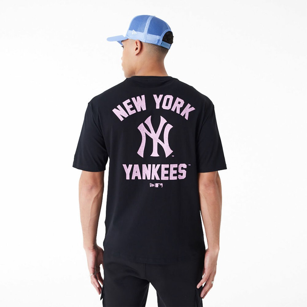 Men’s Short Sleeve T-Shirt New Era  WORDMARK OS TEE NEYYAN 60435524  Black