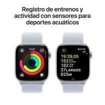 Montre intelligente Apple Watch Series 10 Bleu Argenté