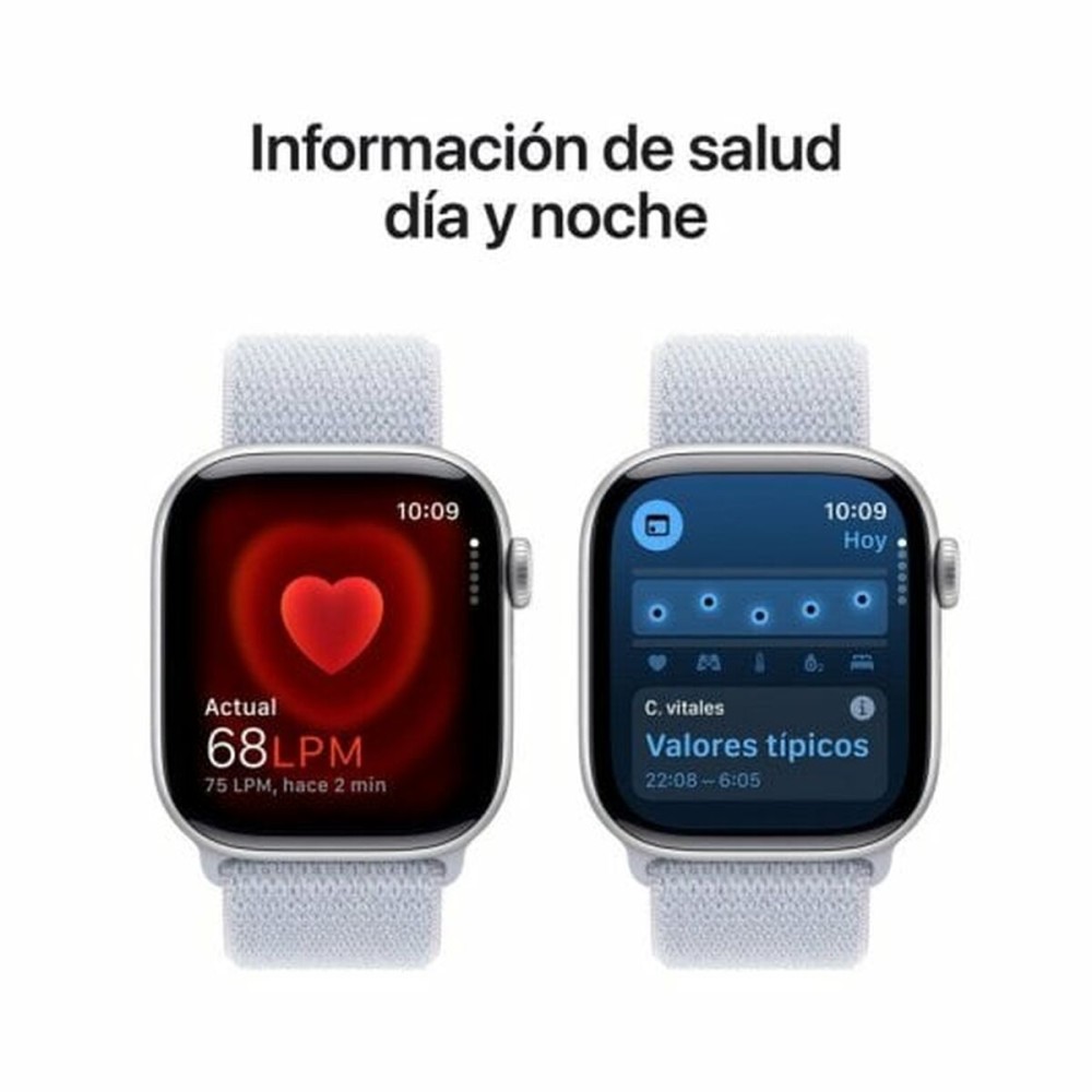 Montre intelligente Apple Watch Series 10 Bleu Argenté