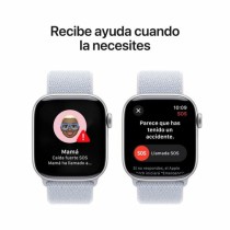 Montre intelligente Apple Watch Series 10 Bleu Argenté