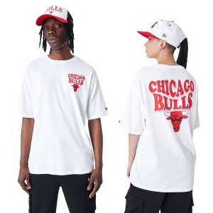 T-shirt à manches courtes homme New Era  SCRIPT OS TEE CHIBUL 60435518 Blanc