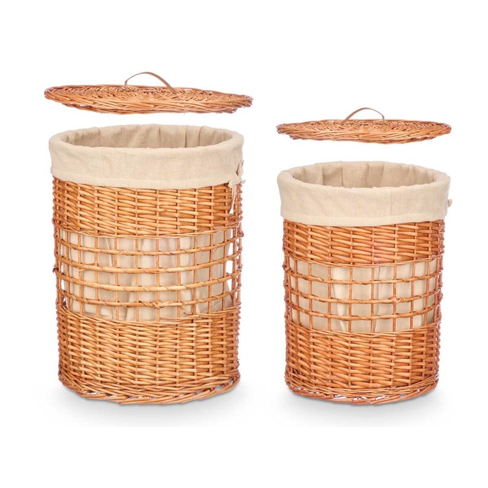Set of Baskets Kipit Natural wicker 2 Pieces