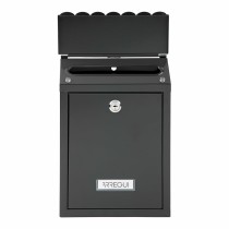 Briefkasten Arregui Schwarz Stahl Civic