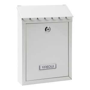 Briefkasten Arregui Weiß Stahl Civic