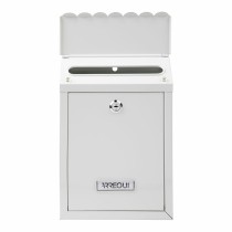 Letterbox Arregui White Steel Civic