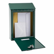 Letterbox Arregui Green Steel Civic