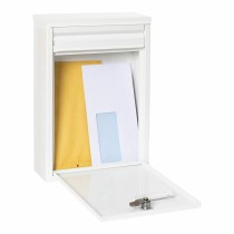Letterbox Arregui White Steel 22 X 8 X 32 cm