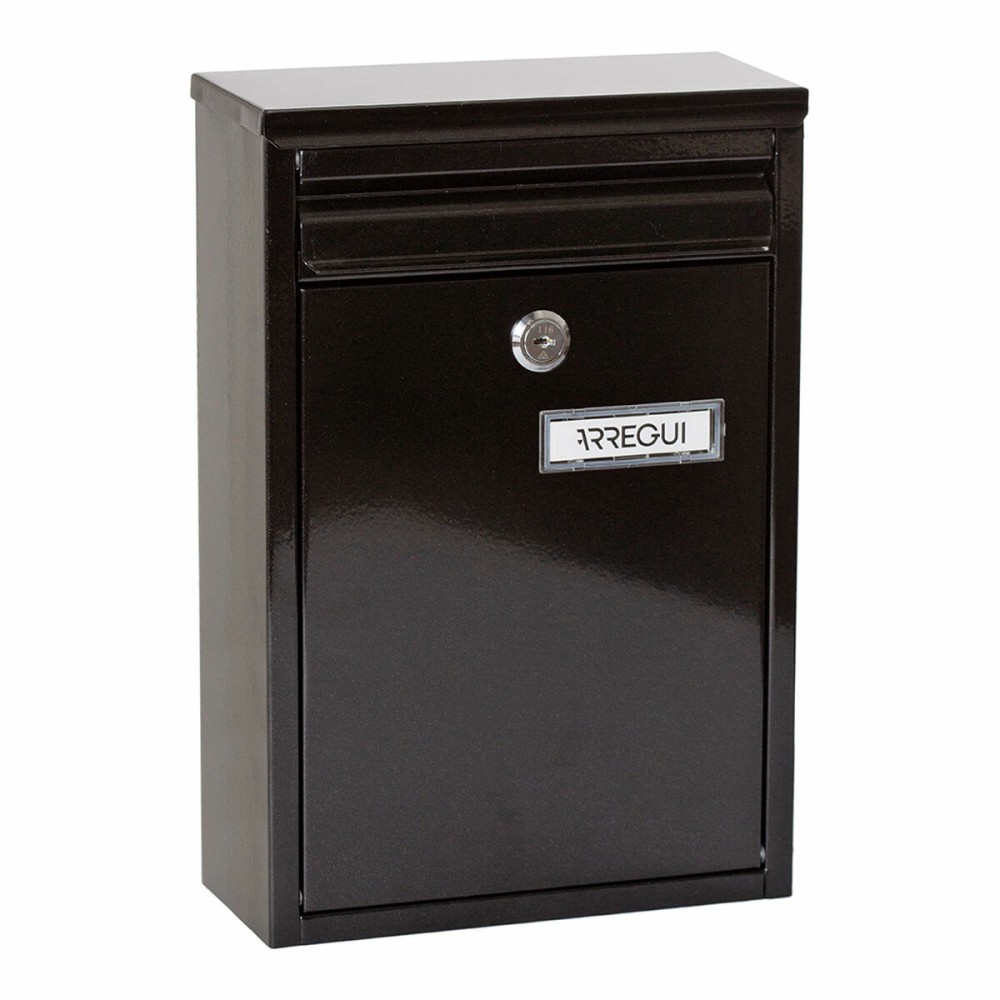 Letterbox Arregui Black Steel 22 X 8 X 32 cm
