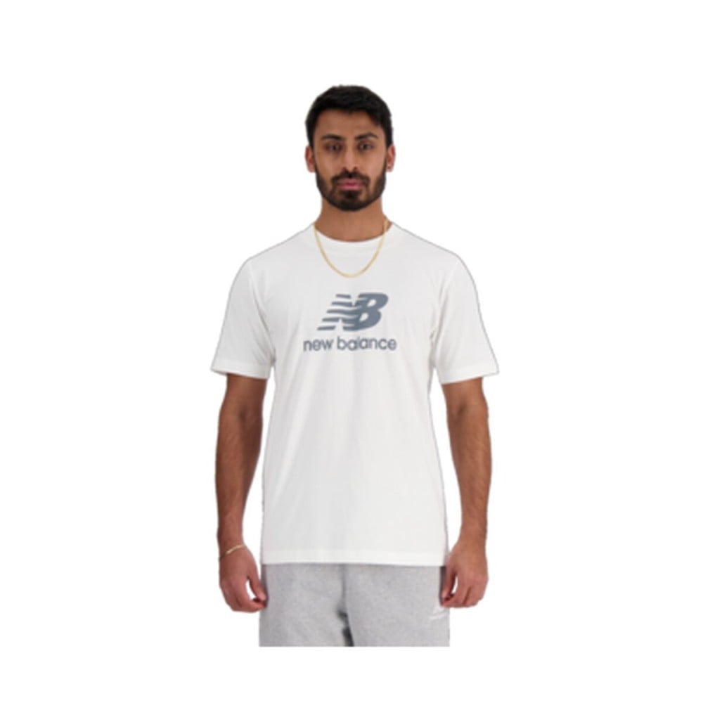 Men’s Short Sleeve T-Shirt New Balance MT41502 WT White