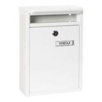 Letterbox Arregui White Steel 22 X 8 X 32 cm