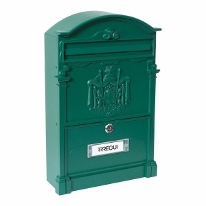 Briefkasten Arregui grün 26 X 9 X 42 CM Aluminium