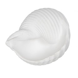 Decorative Figure White Snail 11 x 9 x 8 cm