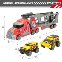 Camion Autotransporteur Colorbaby 47 x 13 x 8 cm (4 Unités) 3 Pièces De Friction