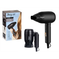 Faltbarer Haartrockner Argon Schwarz Gold 1500 W