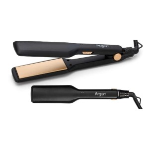 Glätteeisen Argon Schwarz Gold 35 W