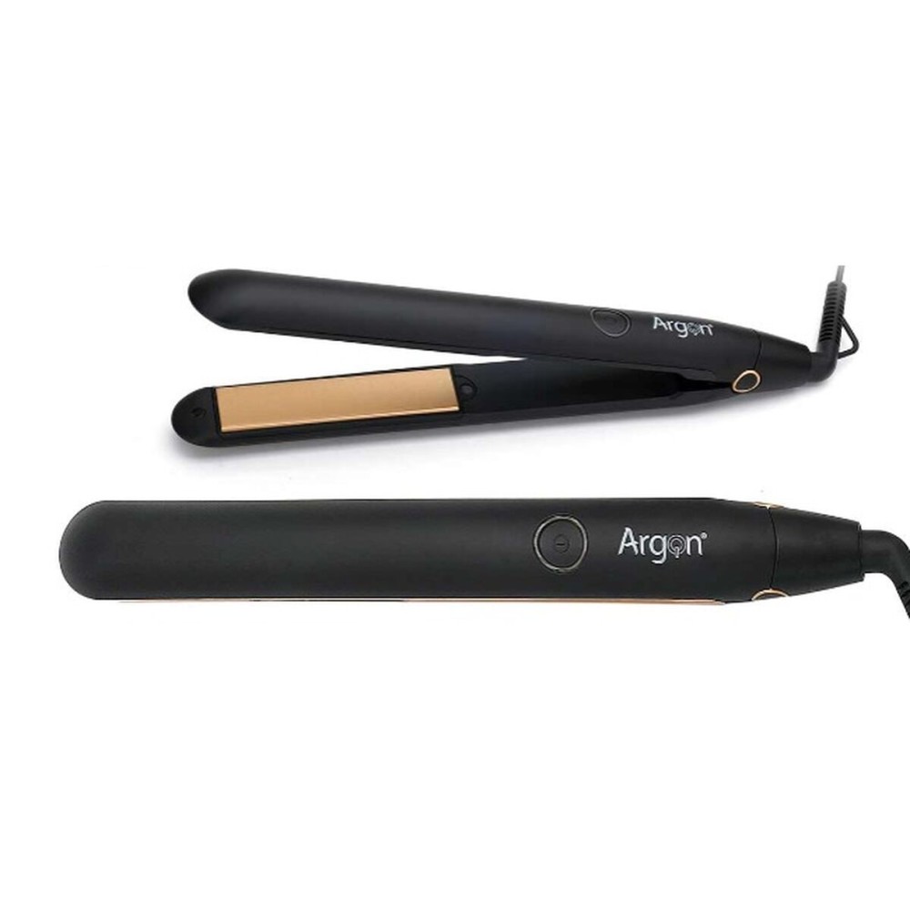 Glätteeisen Argon Schwarz Gold 35 W